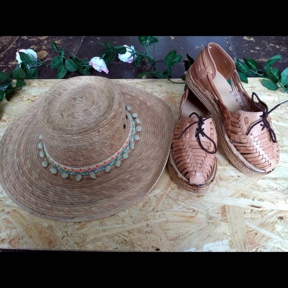 Sold Authentic Leather Espadrilles - Picture 3 of 3